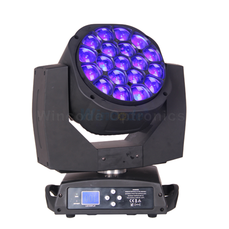 B-Eye K10 19×15W LED ズーム ムービング ヘッド ウォッシュ ライト