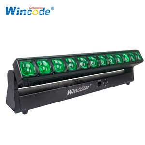 Tetra Bar 12×60W LED ピクセル移動ズームバー、電動チルト付き 